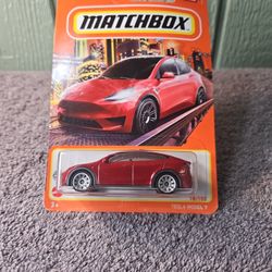 Matchbox Tesla Model Y Red #18 18/100 2022 Basic Car 