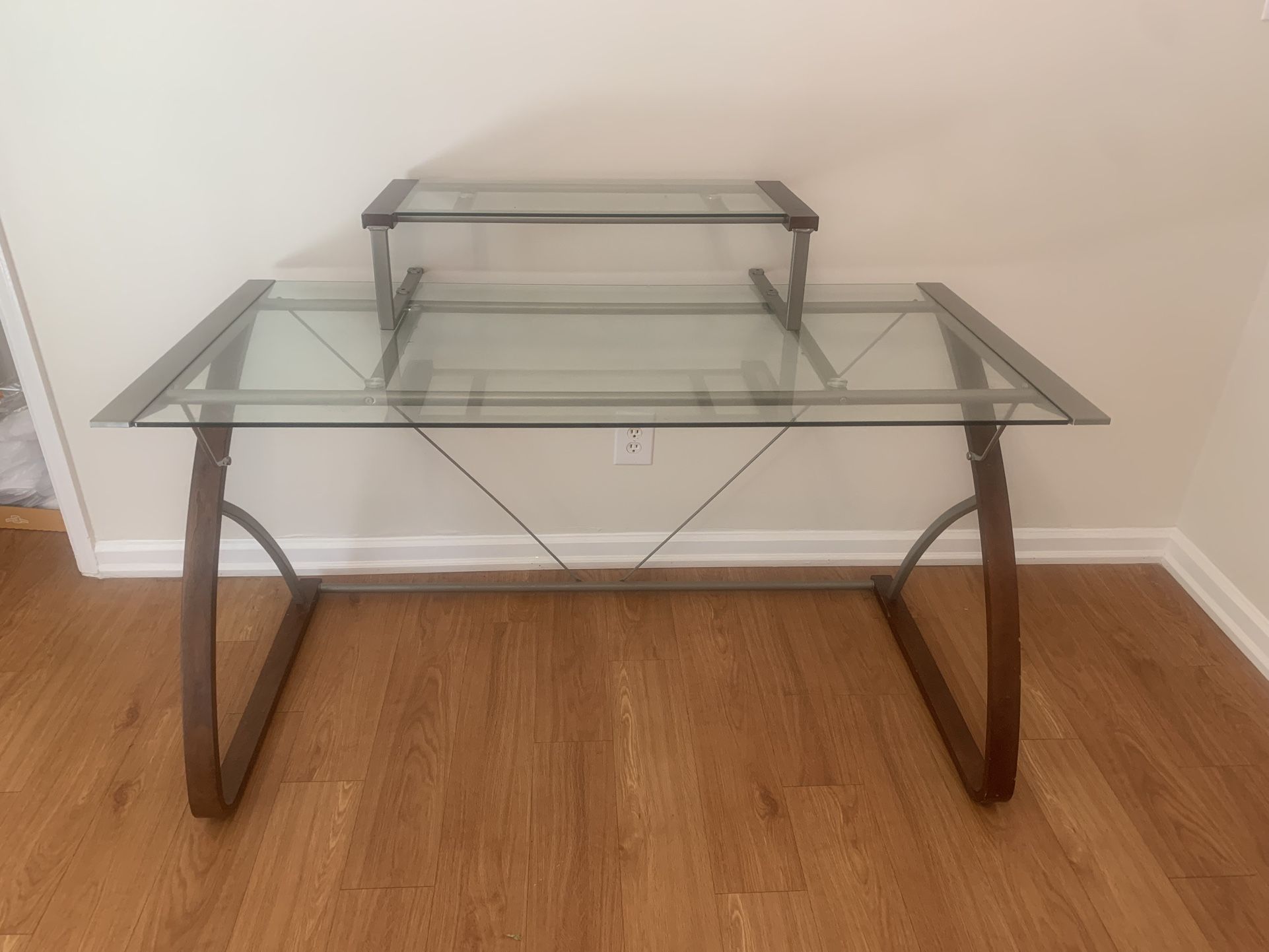 Two Stand Glass Table