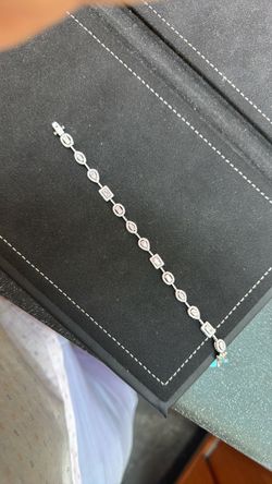Moissanite bracelet