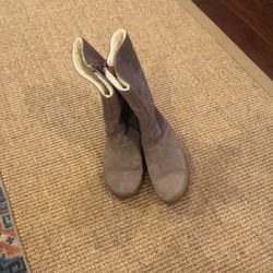 Vintage Snowmaids Suede And wool Boots 