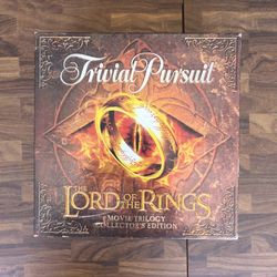 Trivial Pursuit Lord Of The Rings Edition Board Game