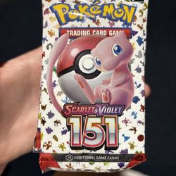 4 Packs Pokemon 151 Booster Pack - 10 Cards / Pack - NEW / SEALED