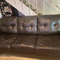 Brown Fold Out Couch 