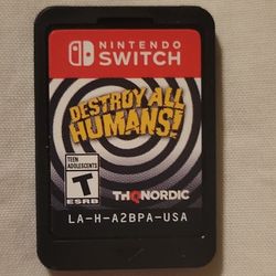 Nintendo Switch Destroy All Humans 