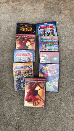 9 Marvel DVDs 