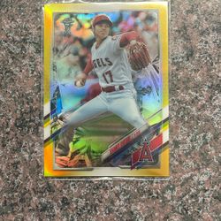 2021 Ohtani Ben Baller Gold & Green Refractor