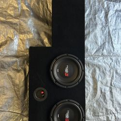 Cerwin Vega 10 Inch subs /custom box 