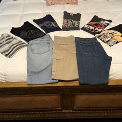 10 Piece Mens Clothing, Sizes M To L