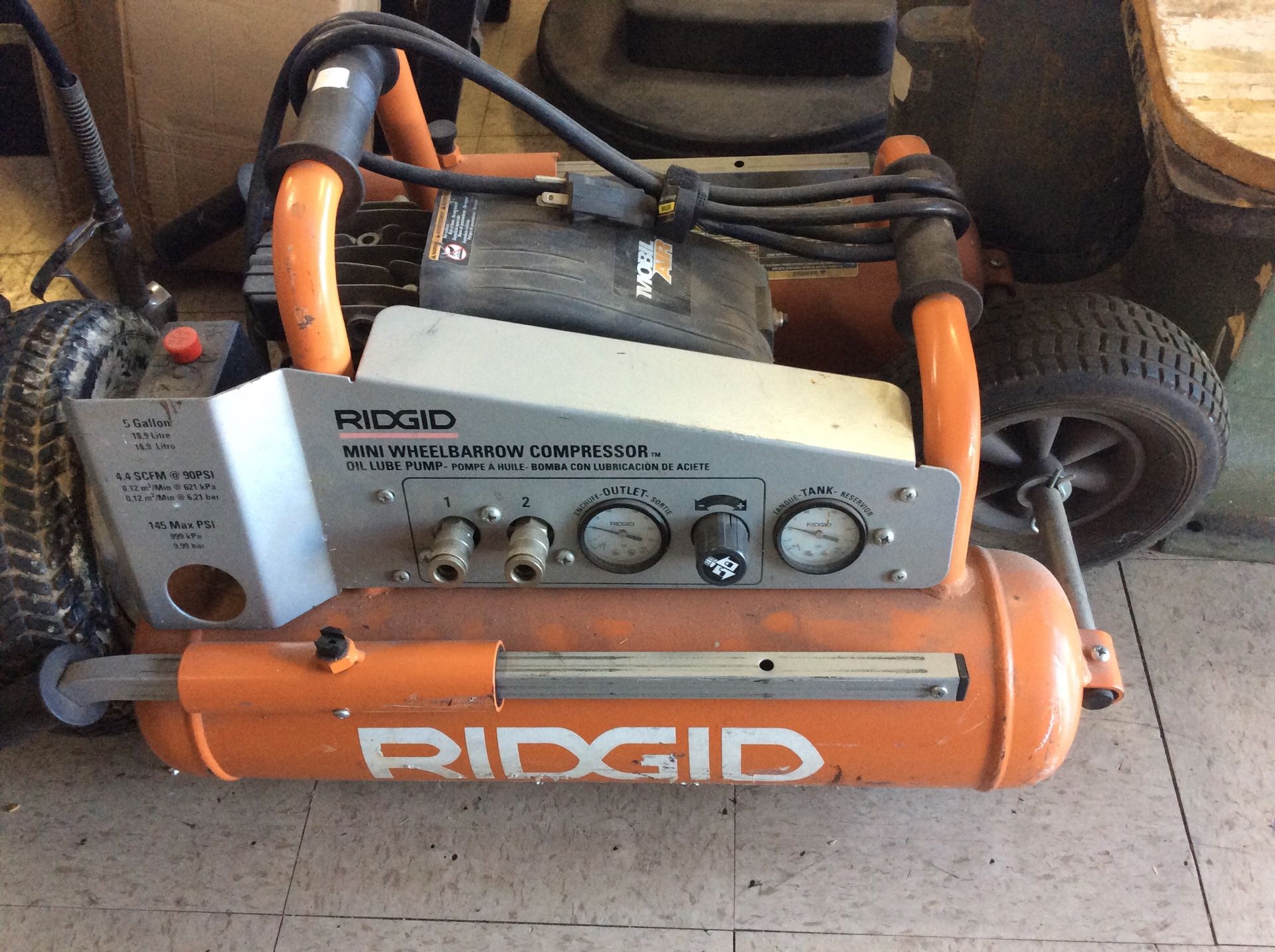 Ridgid OL50145MW twin tank electric air compressor for Sale in La