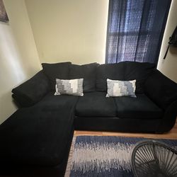 Black L Couch 