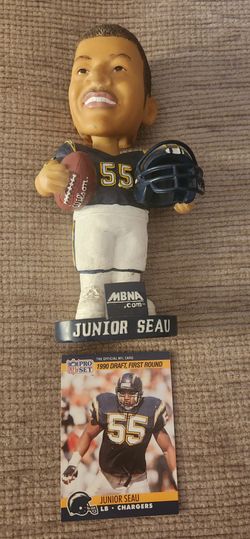Vintage Junior Seau Bobble Head n CARD