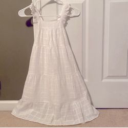 Cat &  Jack White Casual Kids Dress