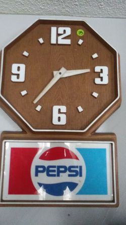 Old Pepsi clock.