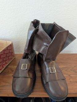 Rogue One: A Star Wars Story Jyn Erso Brown Shoes Cosplay Boots