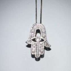 Hamsa Hand Necklace 