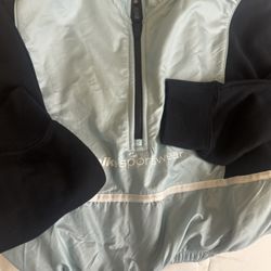 Women's Nike Sportswear 1/4- Zip Top Blue Black 