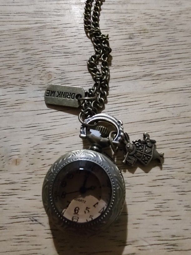 Alice In Wonderland Locket Necklace