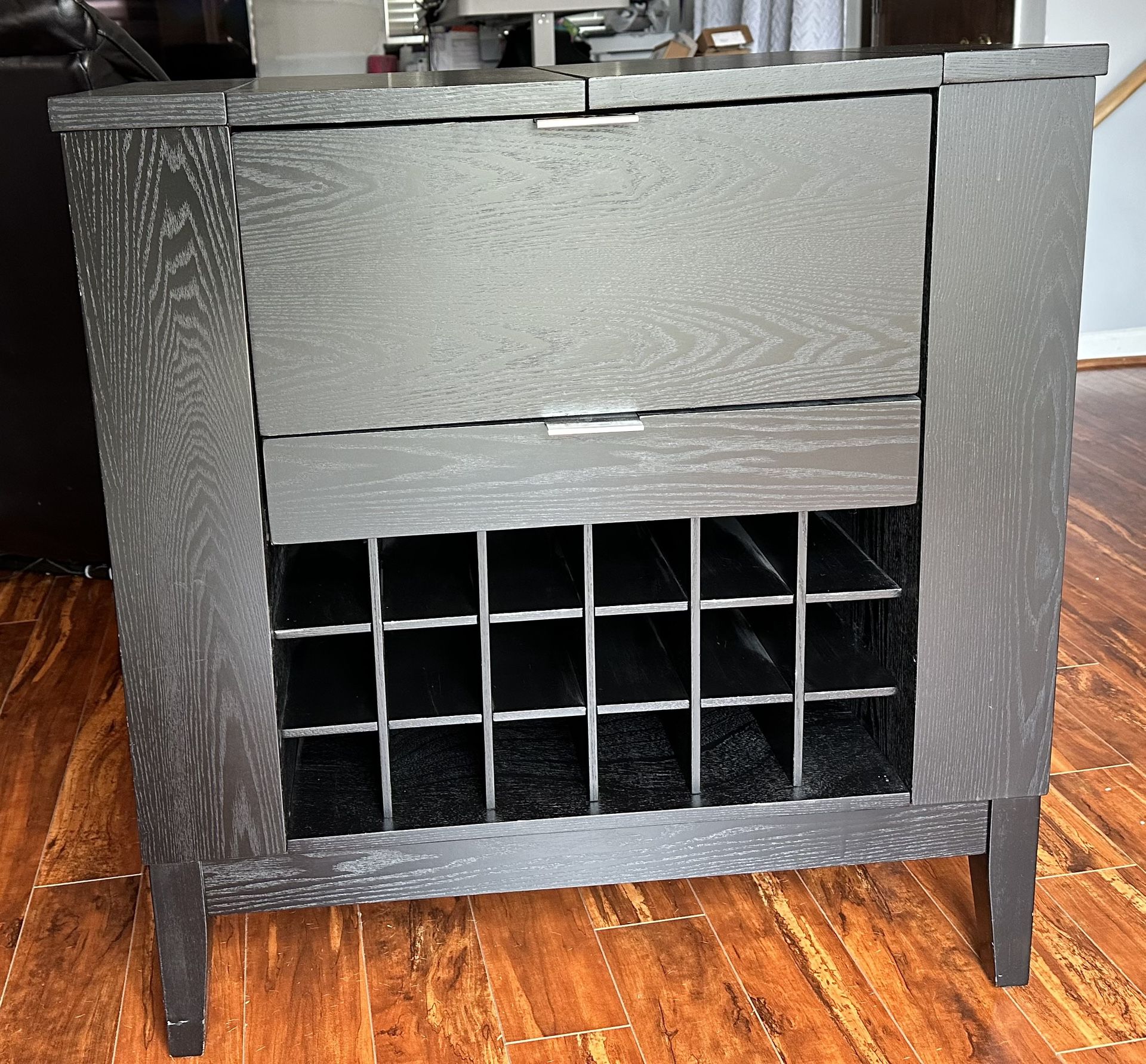Crate & Barrel Bar and Storage Cabinet