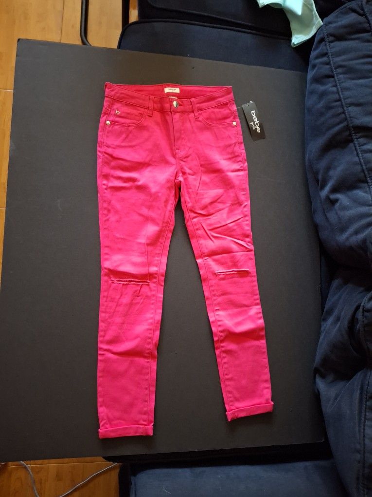 NEW Bebe girl's jean - size 14