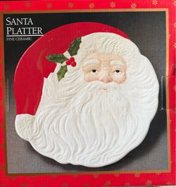Holiday - Santa platter