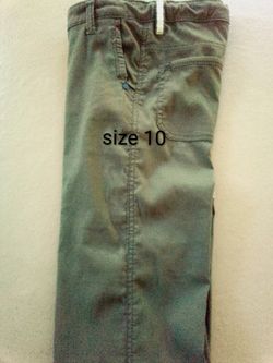 Boy size 10 Wrangler Hiking Pants w/UPF 50+ protection & reflective trim (Like New!)