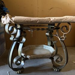 Small Table With Glass Top