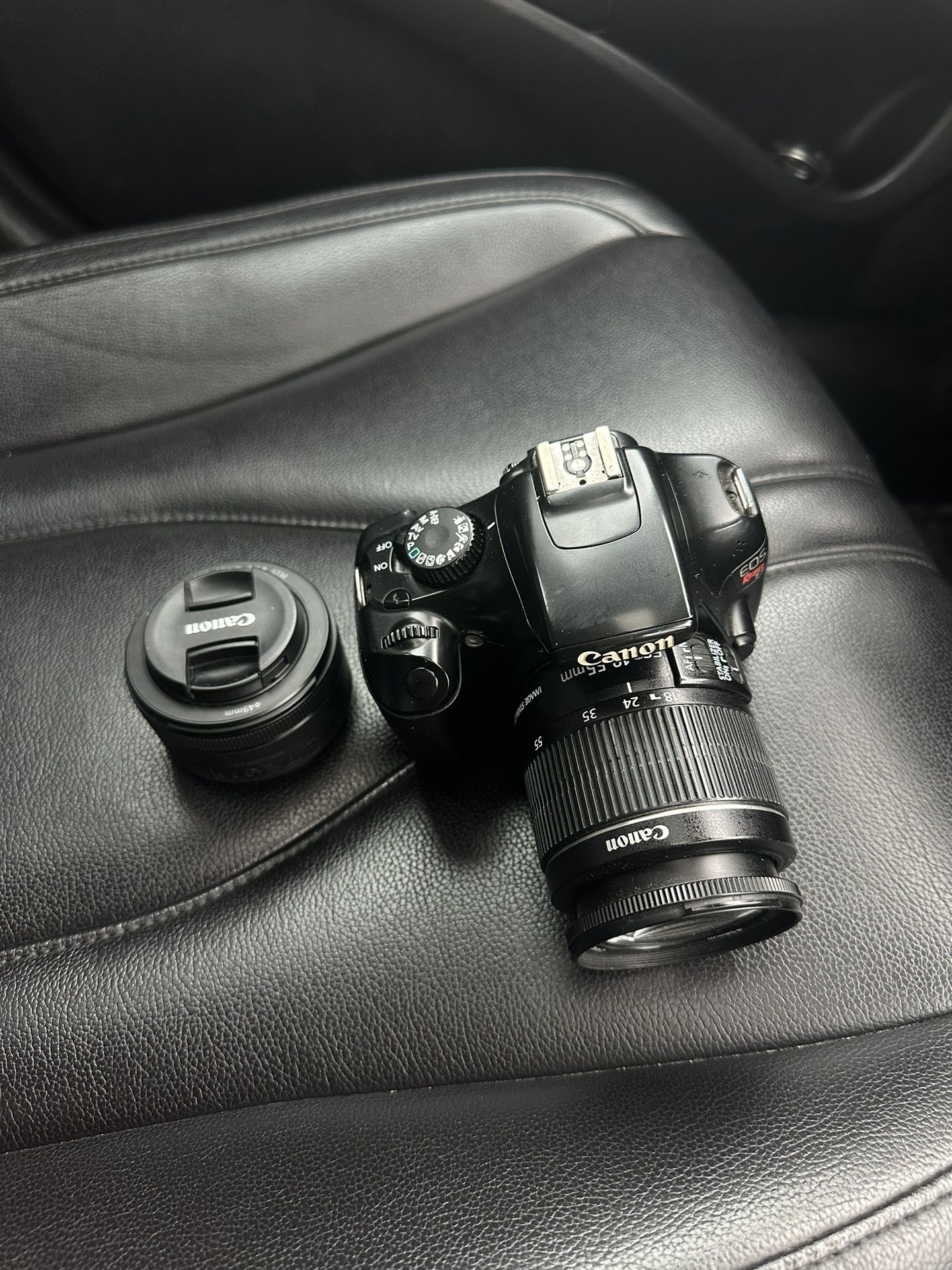 Canon Rebel T3 with Two Lenses