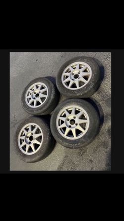 4 — 185/60r14 4x4.5 4x114.3 Stock Nissan Sentra Honda Accord Versa Lancer Enkei Wheels Rims Tires!!!!!!