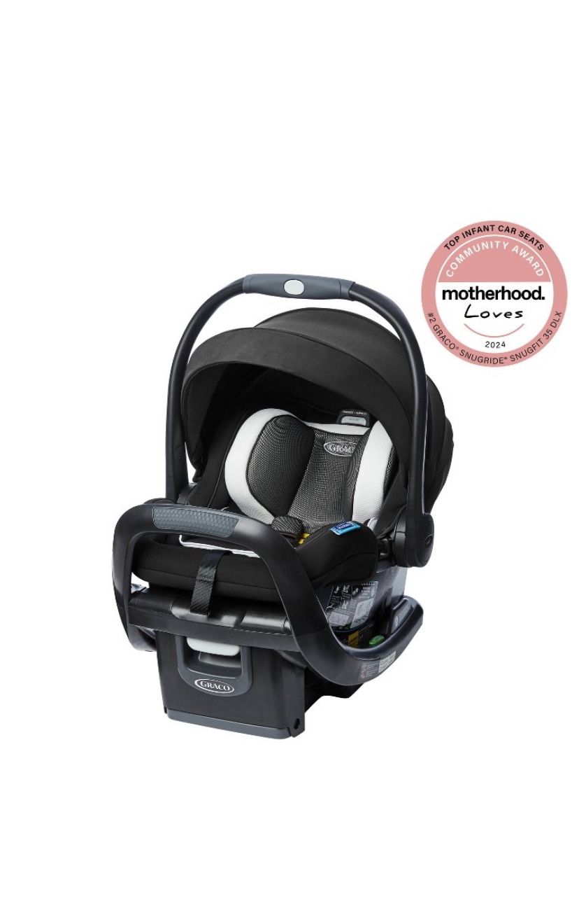 Graco SnugRide SnugFit 35 DLX Infant Car Seat Featuring Safety Surround Jacks