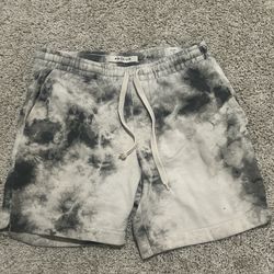 tie die pacsun shorts 