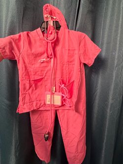 Kids Pink Doctor Costume Set – Scrubs, Stethoscope, Glasses & Accessories