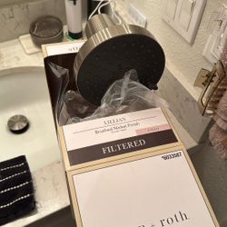 Allen +Roth Nickel Shower Head