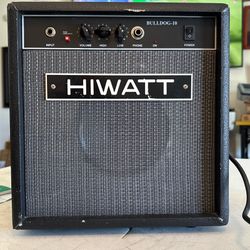 1990’s Vintage HIWATT BULLDOG-10 Guitar Amp Works w/Headphone Jack