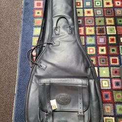 Levy's Genuine Leather Acoustic Guitar Gig Bag