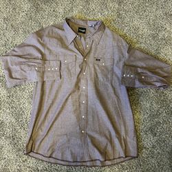 Wrangler Button Up Dress Shirt -2XL