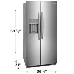 Frigidaire Refrigerator Gallery 22 Cu.Ft.36" Counter Depth Side-by-Side Refrigerator GRSC2352A