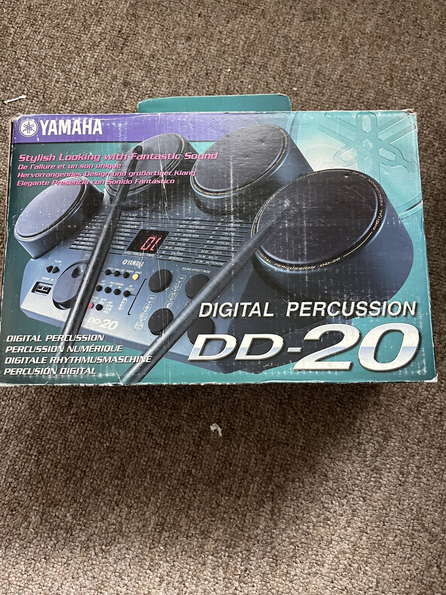 Yamaha DD20 Drum Percussion Machine In Box