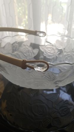 Beautiful Etched Basket