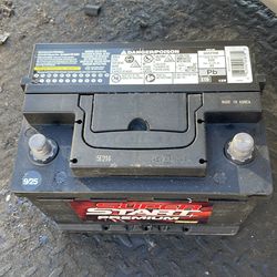 New car battery for $75