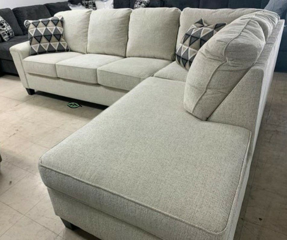 ๐$10 Payment ๐Abinger Natural 2-Piece Sectional With Chaise๐Sofa/Loveseat/Chair Available
