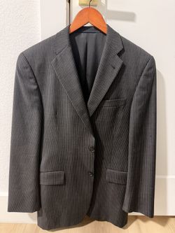 Burberry London Pinstripe Blazer Size 38 Short (Slim Fit)