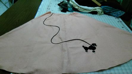 HALLOWEEN COSTUME Vintage POODLE SKIRT! RARE!
