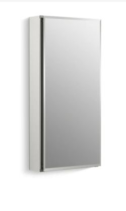 Kohler 15" x 26" Single Door Reversible Hinge Frameless Mirrored Medicine Cabinet

