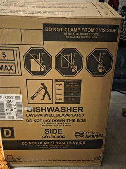 New in box G.E. (S/S) Dishwasher