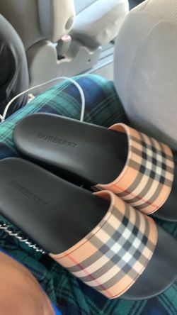Burberry slides