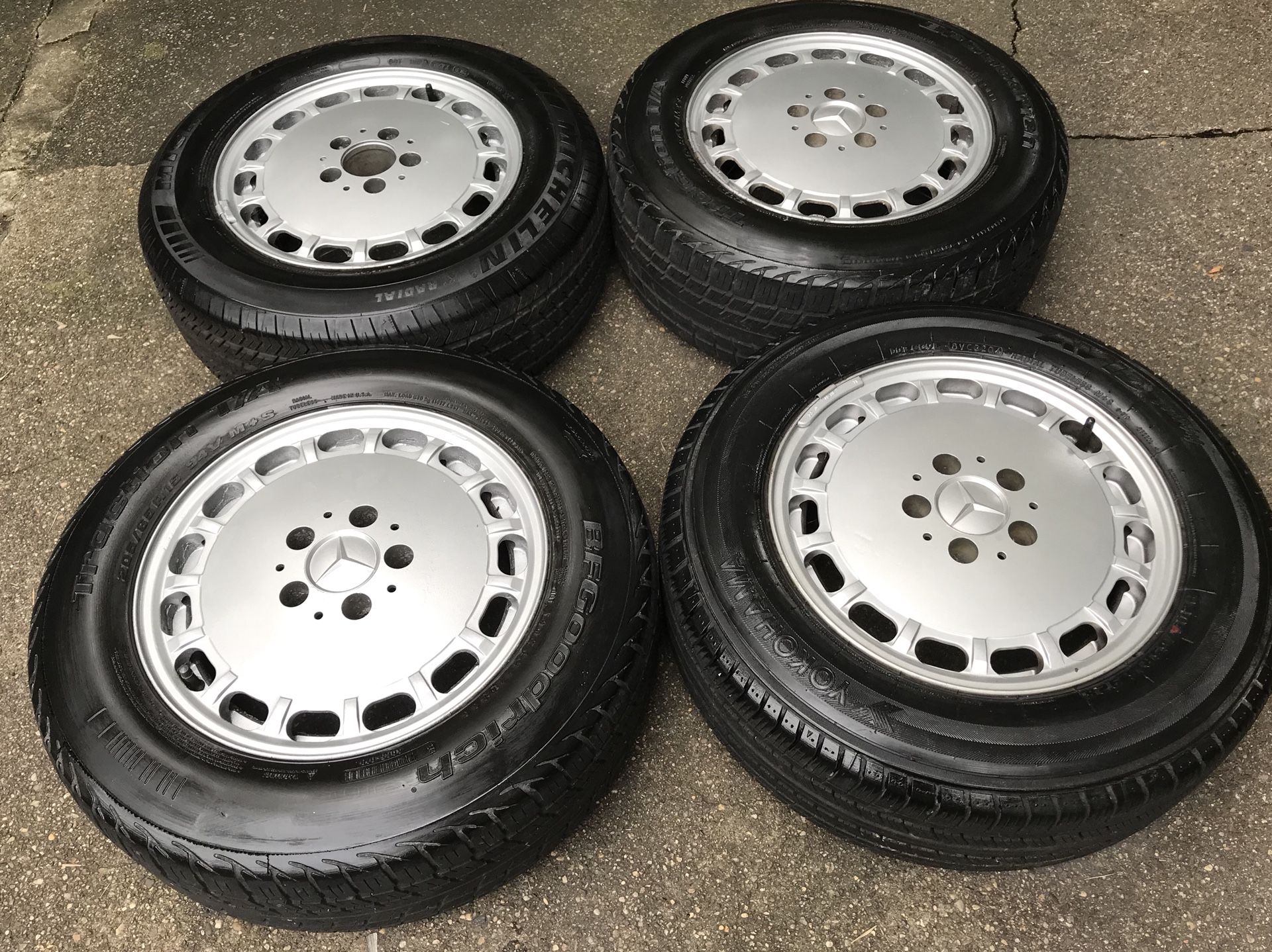 MERCEDES R107 350SL 280SL 380SL 450SL 560SL 5x112 OEM Wheels
