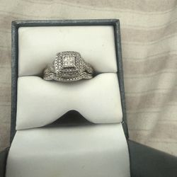 1.5 Diamond Wedding Ring With Diamond Band