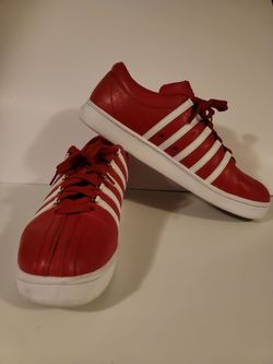 Y2K Vintage Red/Wh mens KSwiss Sneakers