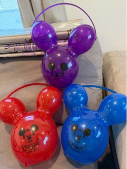 Disneyland 60th Anniversary Balloon Popcorn Buckets