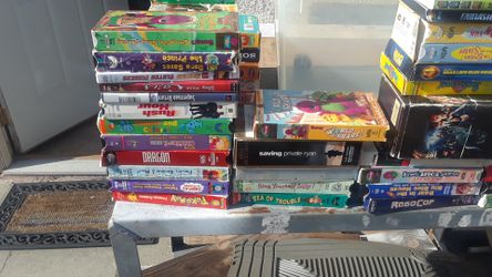 VHS tapes for sale 10 dollar each